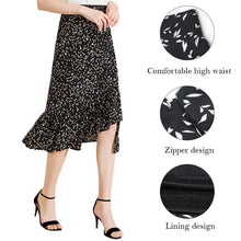 Load image into Gallery viewer, Women&#39;s Floral Irregular Fishtail Skirt