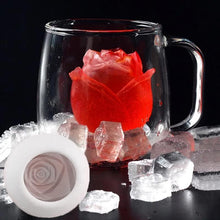 Load image into Gallery viewer, 3D Silicone Rose Shape Ice Cube Mold