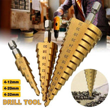 Load image into Gallery viewer, Domom® Titanium Step Drill (3 pieces)