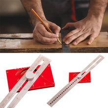 Load image into Gallery viewer, Aluminum alloy multifunctional angle ruler