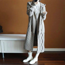 Load image into Gallery viewer, Women&#39;s Long Sweater Coat