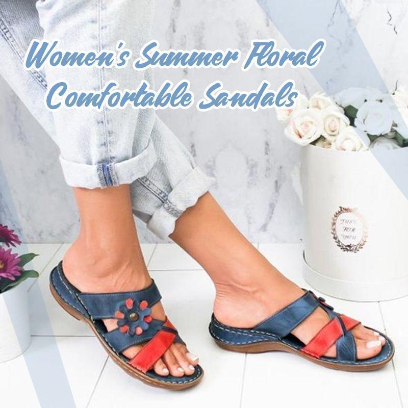 Women's Summer Floral Comfortable Sandals