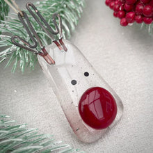 Load image into Gallery viewer, Fused Glass Christmas Tree Decoration