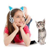 Load image into Gallery viewer, Creative Cat Ear Shape Headphones