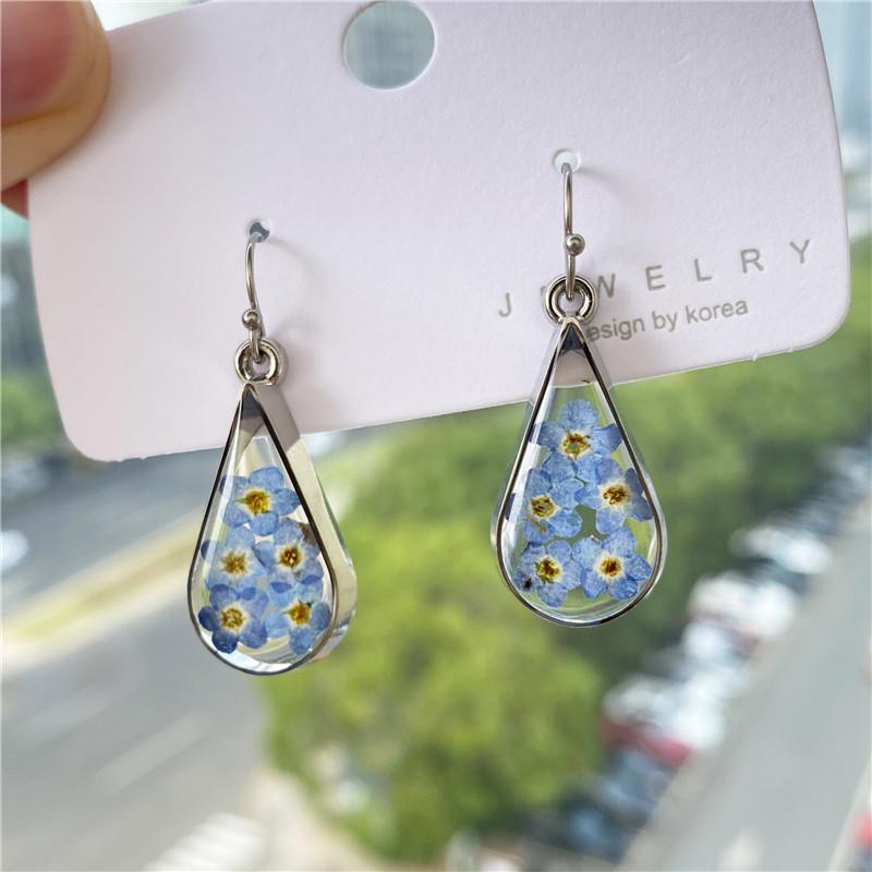 Drop Shape Resin Earrings