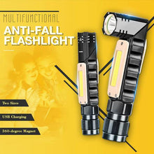 Load image into Gallery viewer, Multifunctional Magnet Anti-fall Flashlight