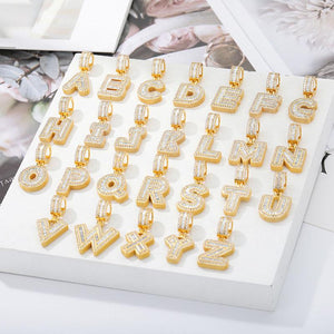 Stainless Steel Initial Letters Necklace