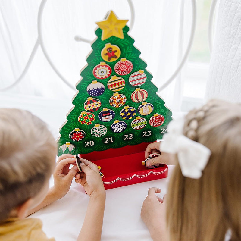 Countdown to Christmas Wooden Advent Calendar