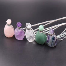 Load image into Gallery viewer, Crystal Perfume Diffuser Necklace