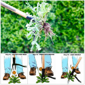 Stand Up Weed Puller Tool