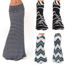 Load image into Gallery viewer, High Waist Stretch Wrap Hip Mid-length Skirt