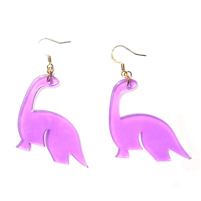 Acrylic Little Dinosaur Earrings