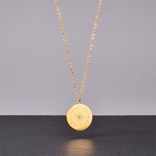 Load image into Gallery viewer, Golden Choker Pendant Necklace