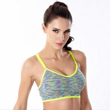 Load image into Gallery viewer, Adjustable Spaghetti Strap Sports Bra