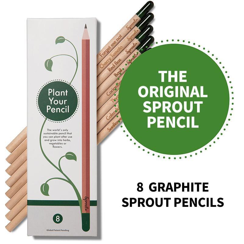 Sprout plantable graphite pencils - 8 Pcs