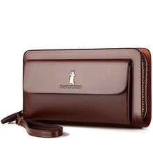 Load image into Gallery viewer, Double Zipper Clutch Wallet for Men