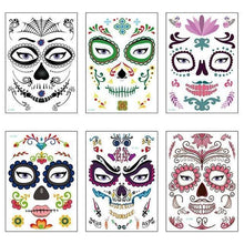 Load image into Gallery viewer, Halloween Waterproof Temporary Tattoo Sticker