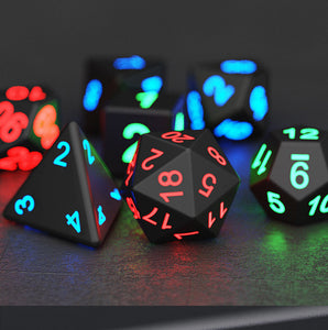 LED Flash Dice Set 7-pack The Electronic Dice