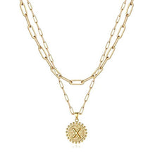 Load image into Gallery viewer, Gold Initial Necklaces for Women