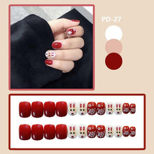 Load image into Gallery viewer, Full Cover Fake Nail Tips (24 PCs)