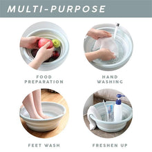 Load image into Gallery viewer, Muti-functional Collapsible Wash Basin