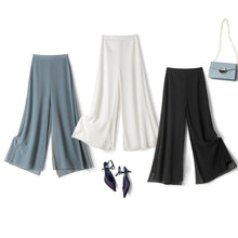 Load image into Gallery viewer, Ice Silk Chiffon Wide Leg Pants