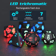 Load image into Gallery viewer, LED Flash Dice Set 7-pack The Electronic Dice