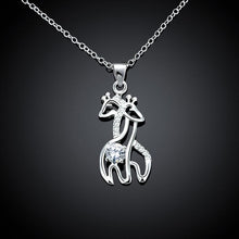 Load image into Gallery viewer, Graceful Love Giraffe Necklace