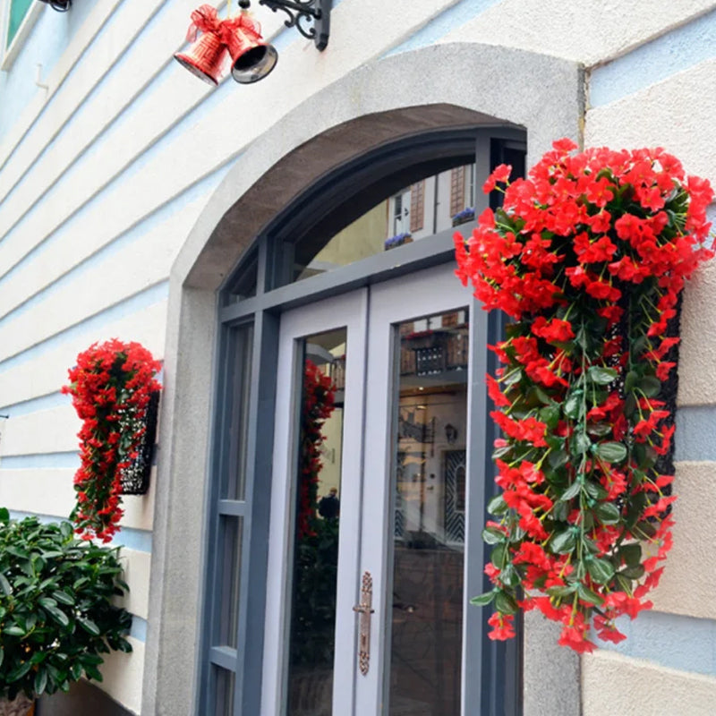 Vivid Artificial Hanging Orchid Bunch