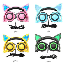 Load image into Gallery viewer, Creative Cat Ear Shape Headphones