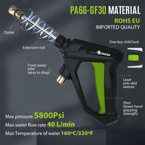 High Pressure Washer Gun