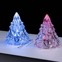 Load image into Gallery viewer, Mini LED Crystal Christmas Tree Night Light