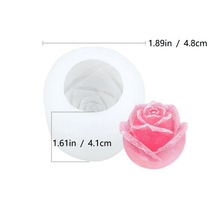 Load image into Gallery viewer, 3D Silicone Rose Shape Ice Cube Mold