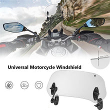 Load image into Gallery viewer, Universal Motorcycle Windshield Extension