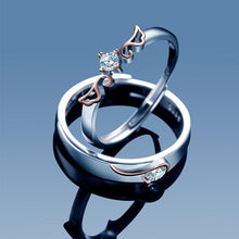 Load image into Gallery viewer, Simple Couple Silver Ring