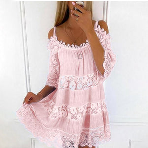 Suspender Floral Dress