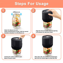 Load image into Gallery viewer, Electric Vacuum Sealer For Mason Jars