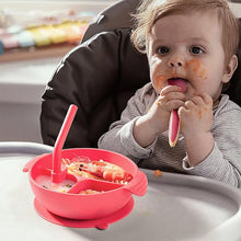 Load image into Gallery viewer, Silicone Baby Plate