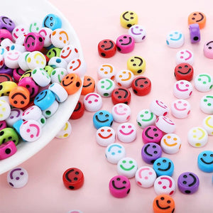 Smile Face Beads DIY Bracelets