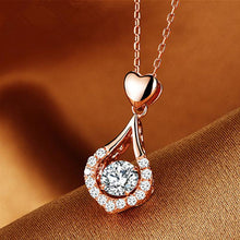 Load image into Gallery viewer, Twinkling Heart Waterdrop Stone Necklace