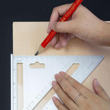 Load image into Gallery viewer, Aluminum Alloy Triangle and Square Ruler