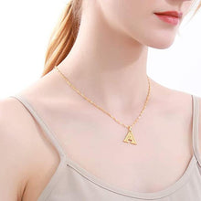 Load image into Gallery viewer, 18K Gold Plated Initial Letter Necklace