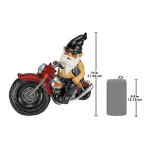 Load image into Gallery viewer, THE BIKER GNOME STATUE