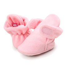 Load image into Gallery viewer, Baby Cozy Fleece Booties with Non Skid Bottom