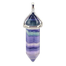 Load image into Gallery viewer, Rainbow Fluorite Pendant Necklace