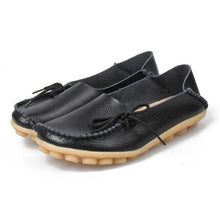 Load image into Gallery viewer, Women&#39;s Leather Loafers Moccasins