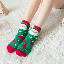 Load image into Gallery viewer, Christmas Gift Box - Cute Plush Socks（4 pairs）