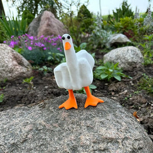 🦆Middle Finger Duck Resin Ornament🦆