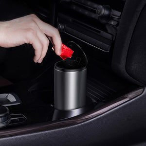 Car Trash Bin Alloy Garbage Can