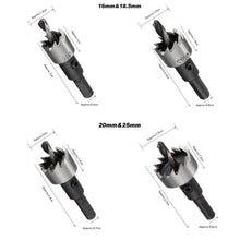 Load image into Gallery viewer, Domom 16-30MM HSS Drill Bit Hole Saw Set